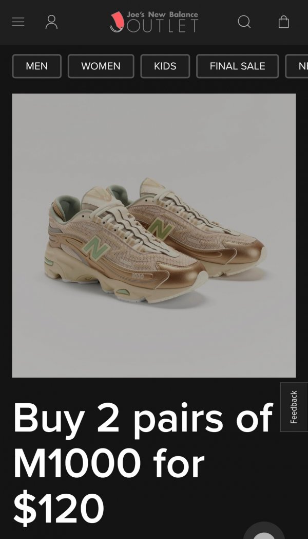 [조씨네뉴발]Buy 2 pairs of M1000 for $120